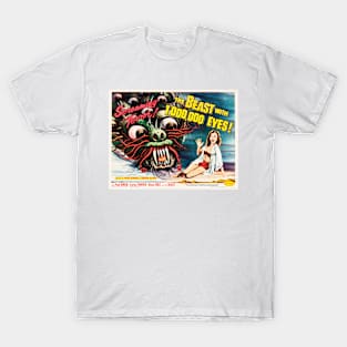 The Beast With 1,000,000 Eyes! Retro Horror Terror Vintage Movie T-Shirt